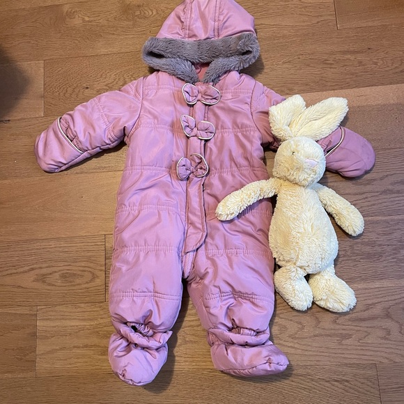 First impressions baby girl snowsuit - Picture 1 of 9